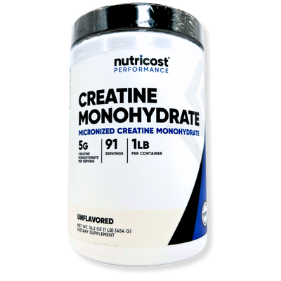 Nutricost Creatine Monohydrate Powder 5g – 1LB Unflavored