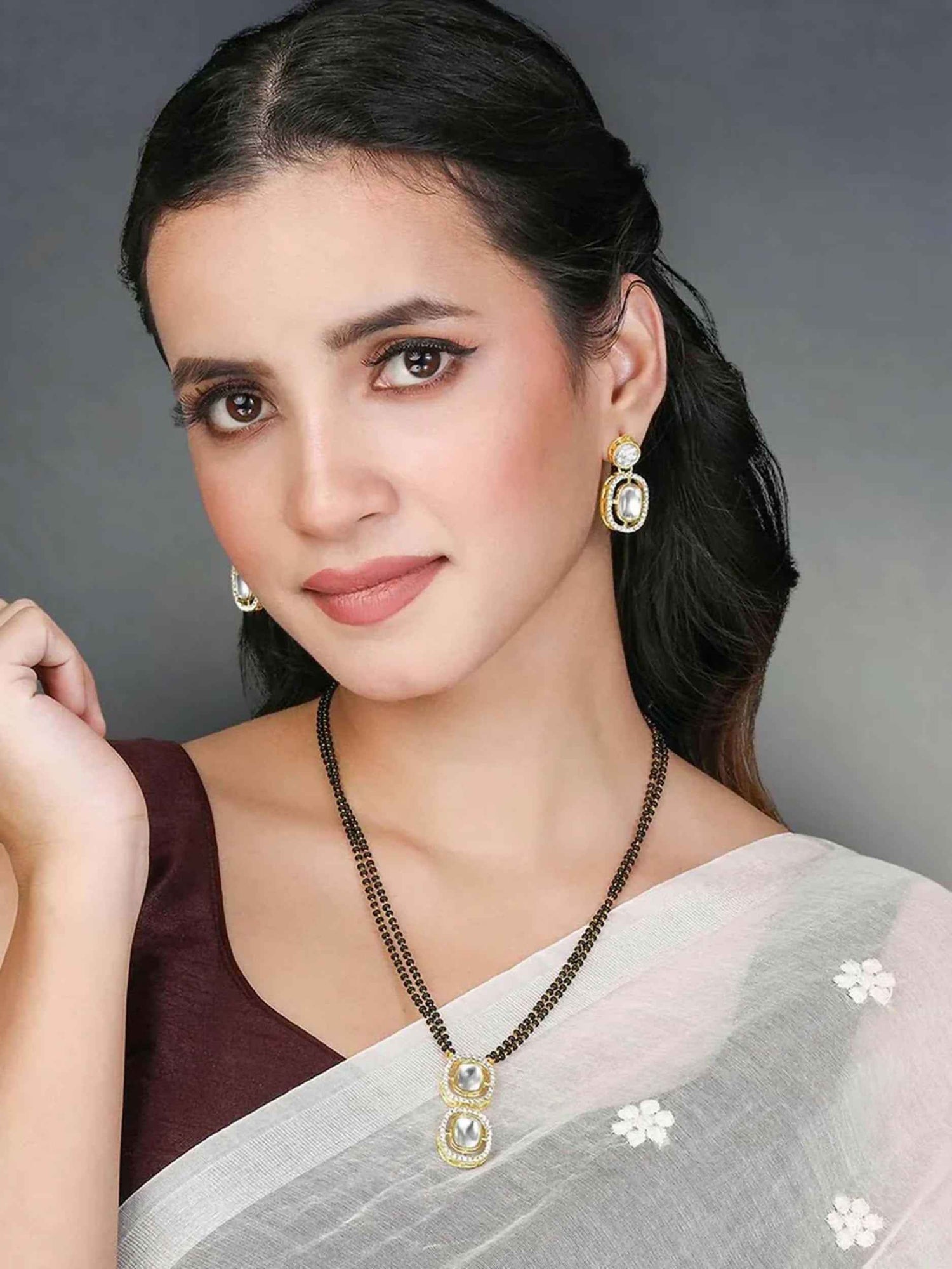 Joban Fashion Mangalsutra With Earrings For Women