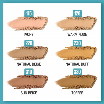 Maybelline New York Fit Me 12Hr Oil Control Compact, 115 Ivory (8 Gm)