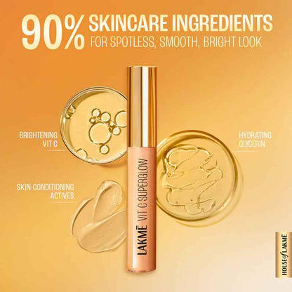 Lakme Vitamin C Superglow Concealer with 1 % Vit C - Sand