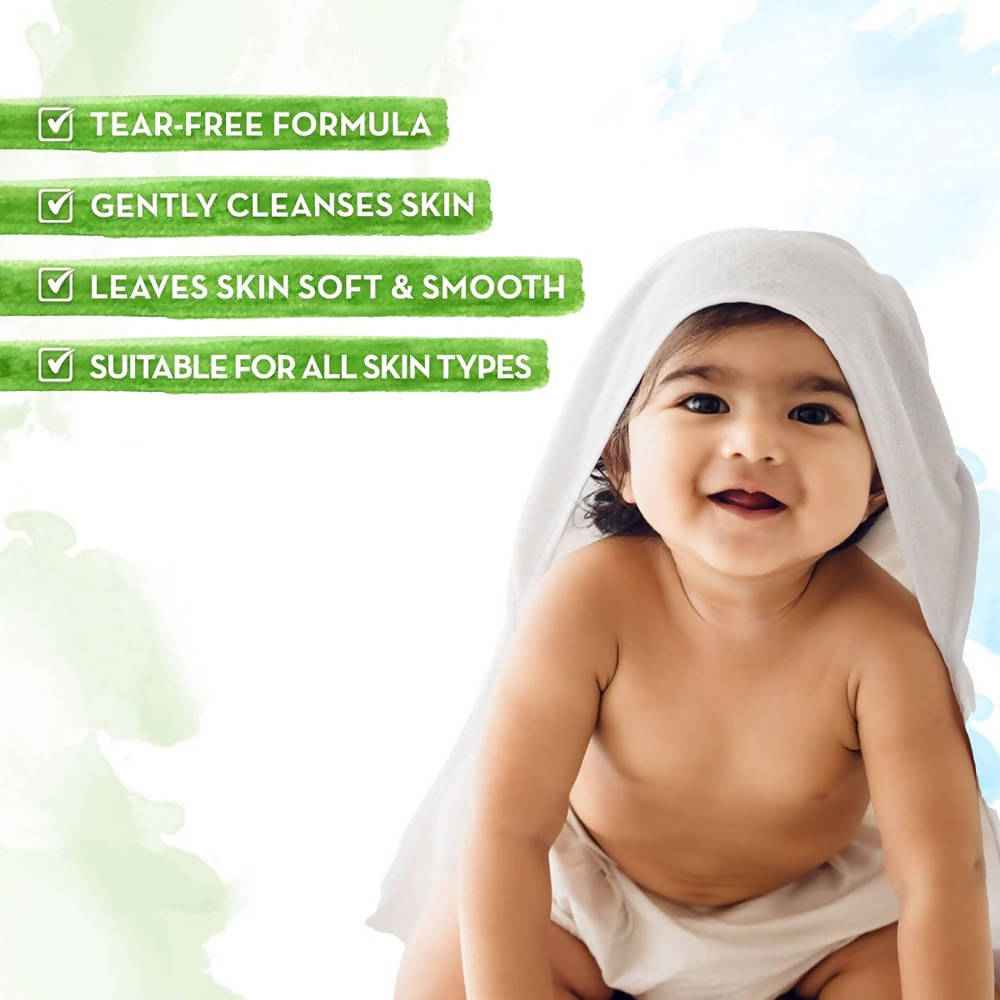 Mamaearth Milky Soft Baby Body Wash For Tear-Free Formula &amp; Gently Cleanses Skin