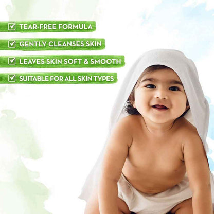 Mamaearth Milky Soft Baby Body Wash For Tear-Free Formula &amp; Gently Cleanses Skin