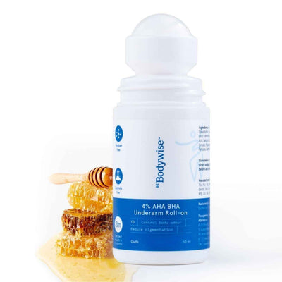 BeBodywise 4% AHA BHA Underarm Roll On (Oudh Fragrance)