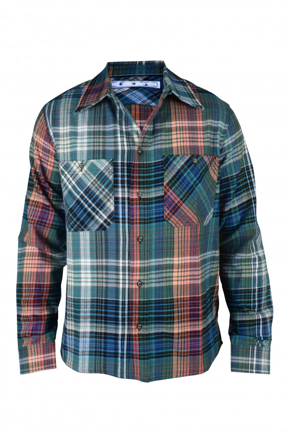 Off-White Men Checked Shirt by Luosophy