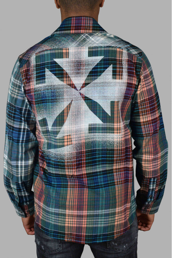 Off-White Men Checked Shirt by Luosophy