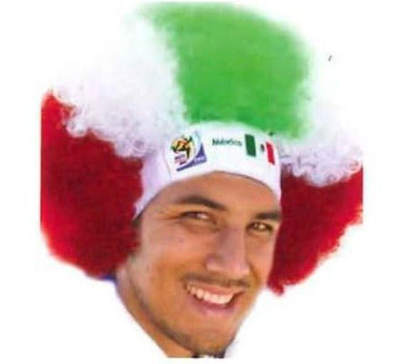 Mexico World Cup Soccer Afro Wig 25-Count Case Pack – Official FIFA Licensed Retro Fan Gear