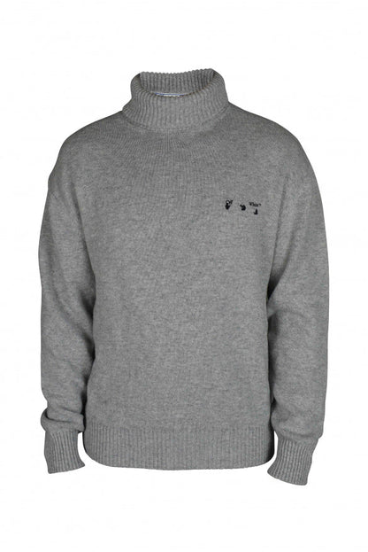 Off-White Men Turtleneck Sweater by Luosophy