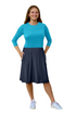 Modest A-Line Athletic Skort with Knee-Length Shorts - Swim & Sport Ready by Kosher Casual USA