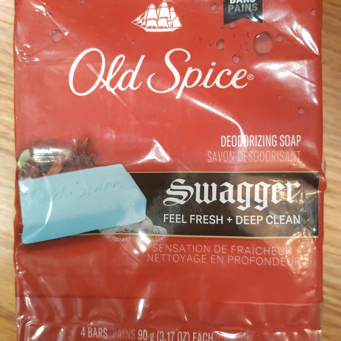 Old Spice Extra Clean Bar Soap for Men, 360 g (4 Bars) 