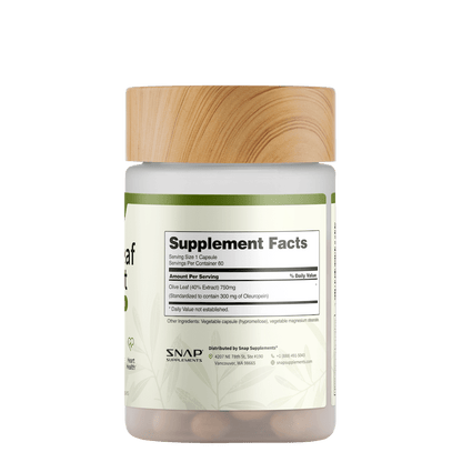 High-Potency Olive Leaf Extract Oleuropein by Snap Supplements
