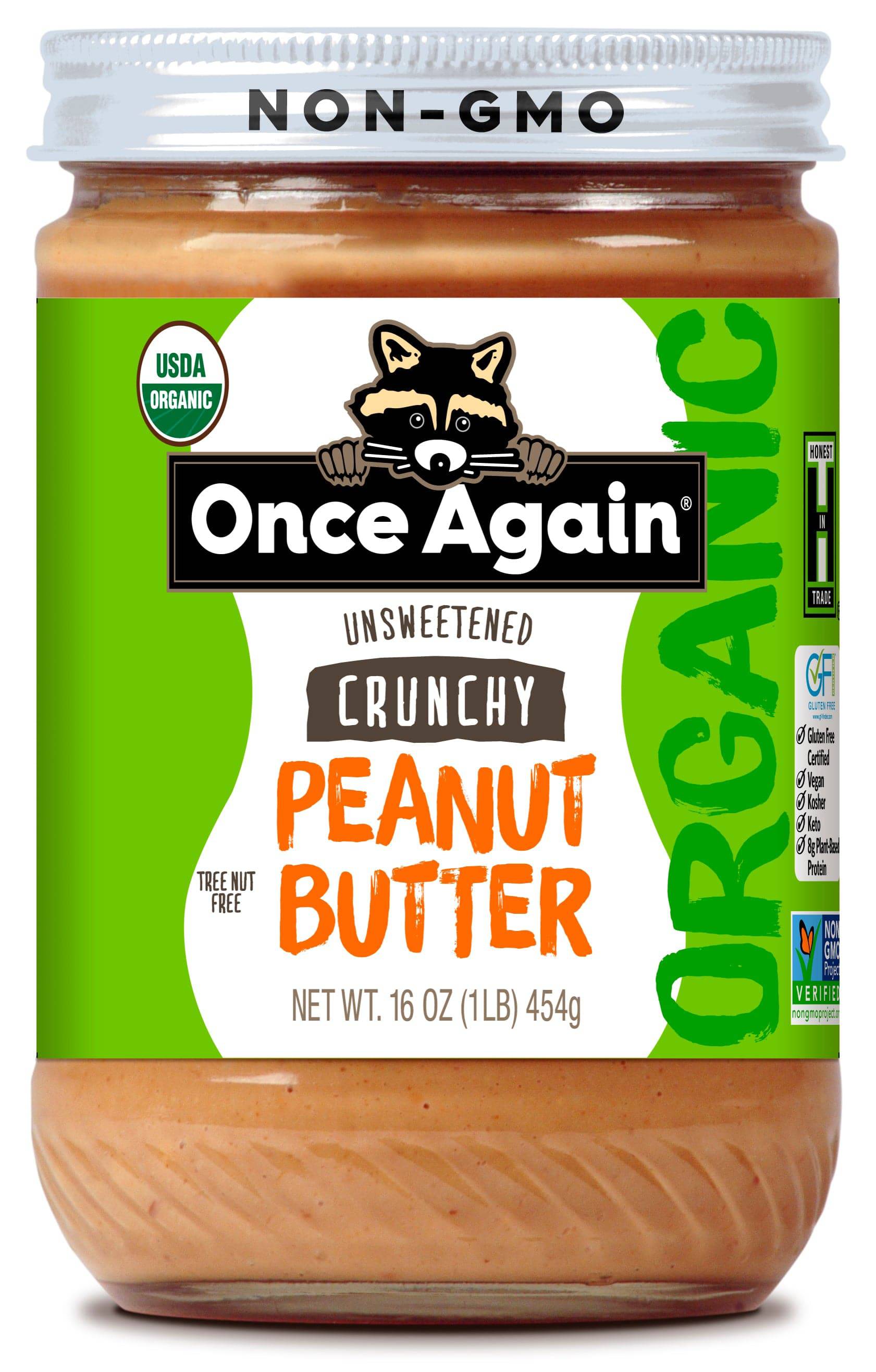 Peanut Butter, Crunchy, Organic by Country Life Natural Foods