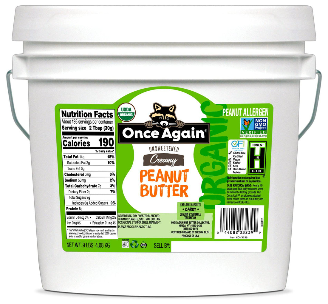 Peanut Butter, Creamy, Organic by Country Life Natural Foods