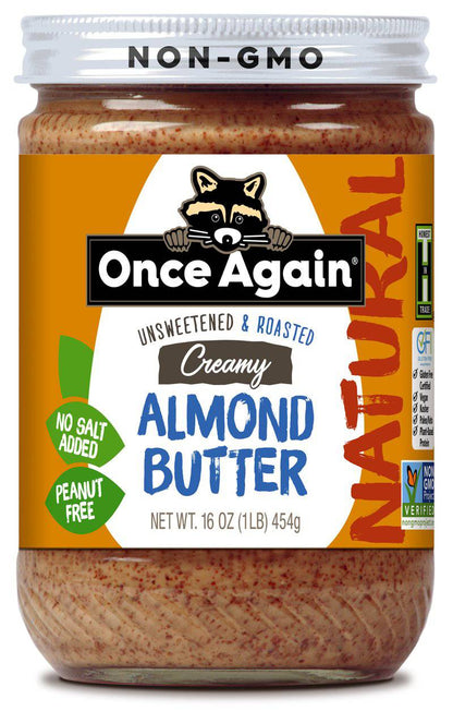 Almond Butter, Creamy, No Salt by Country Life Natural Foods