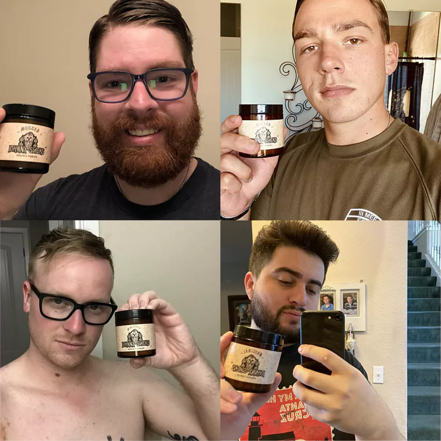 Organic Oil Based Pomade by Johnny Slicks