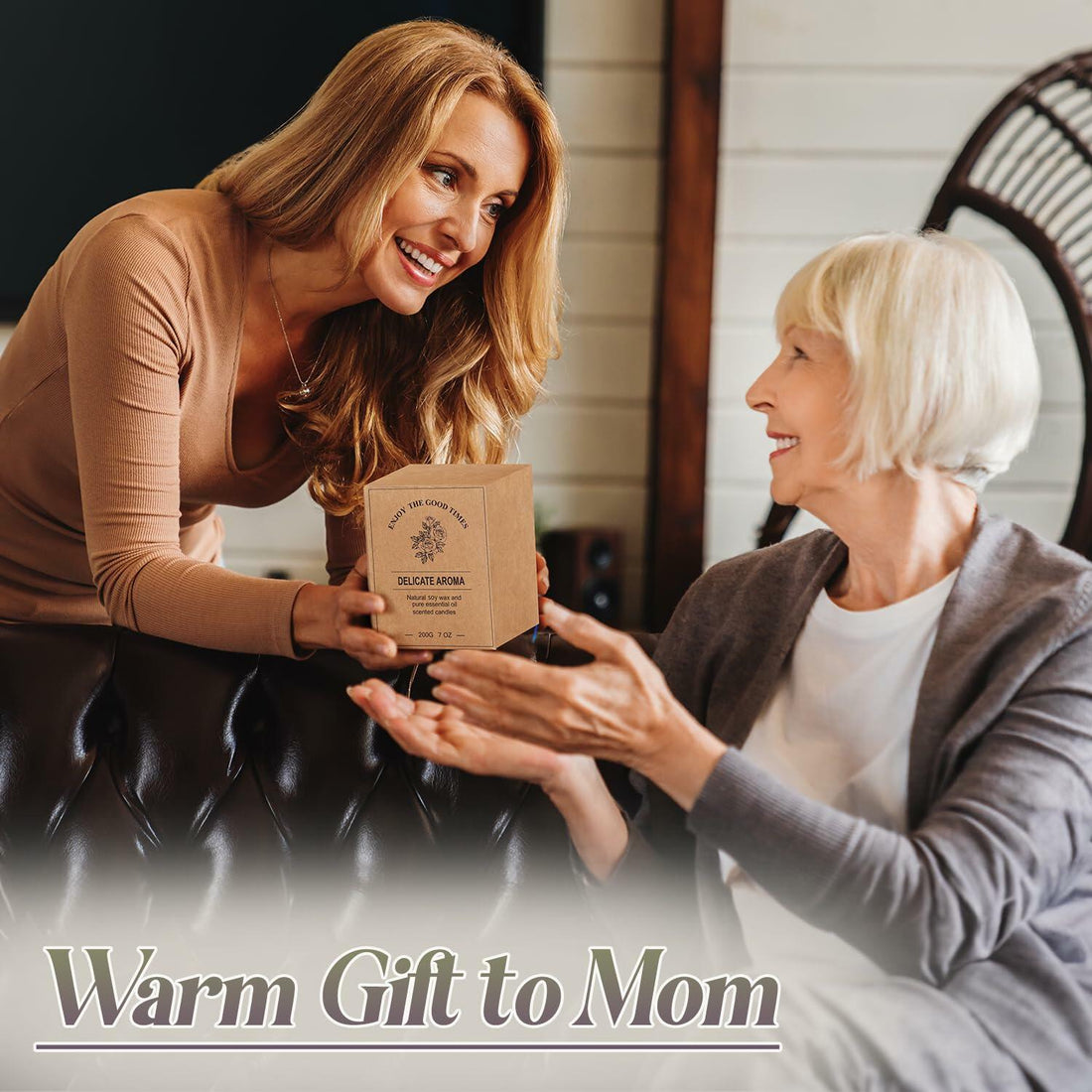 Scented Candles Gift for Mom Grandma Aunt Relaxing Present Thoughtful Gift 