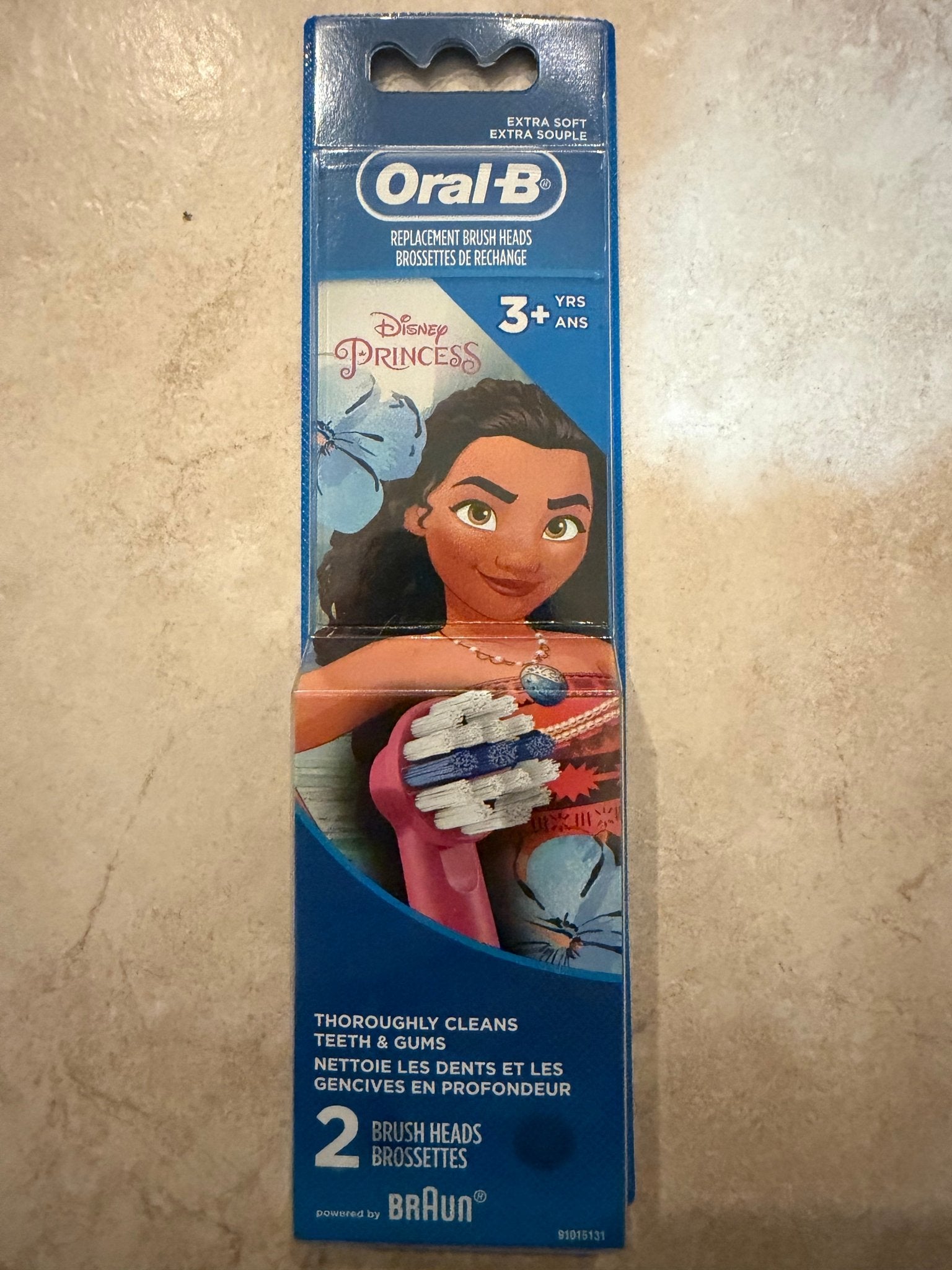 Oral-B Kids Disney Moana Toothbrush Replacement Brush Heads Extra Soft