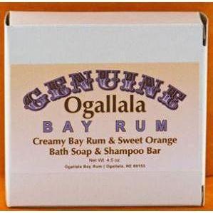 Ogallala Bay Rum &amp; Sweet Orange Creamy Soap &amp; Shampoo Bar 4.5 Oz by Pasteur Pharmacy