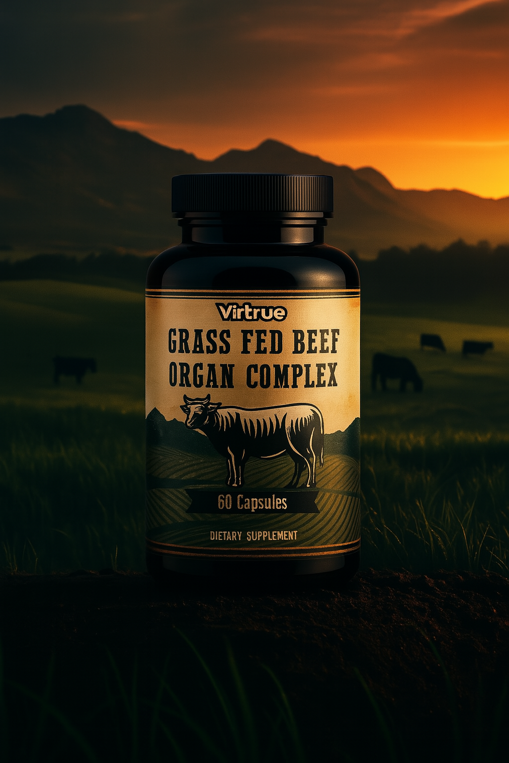 Grass Fed Beef Organ Complex Capsules 