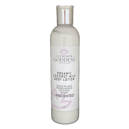 Organic Coconut Milk Body Lotion - Vegan Moisturizer with Virgin Coconut Oil
