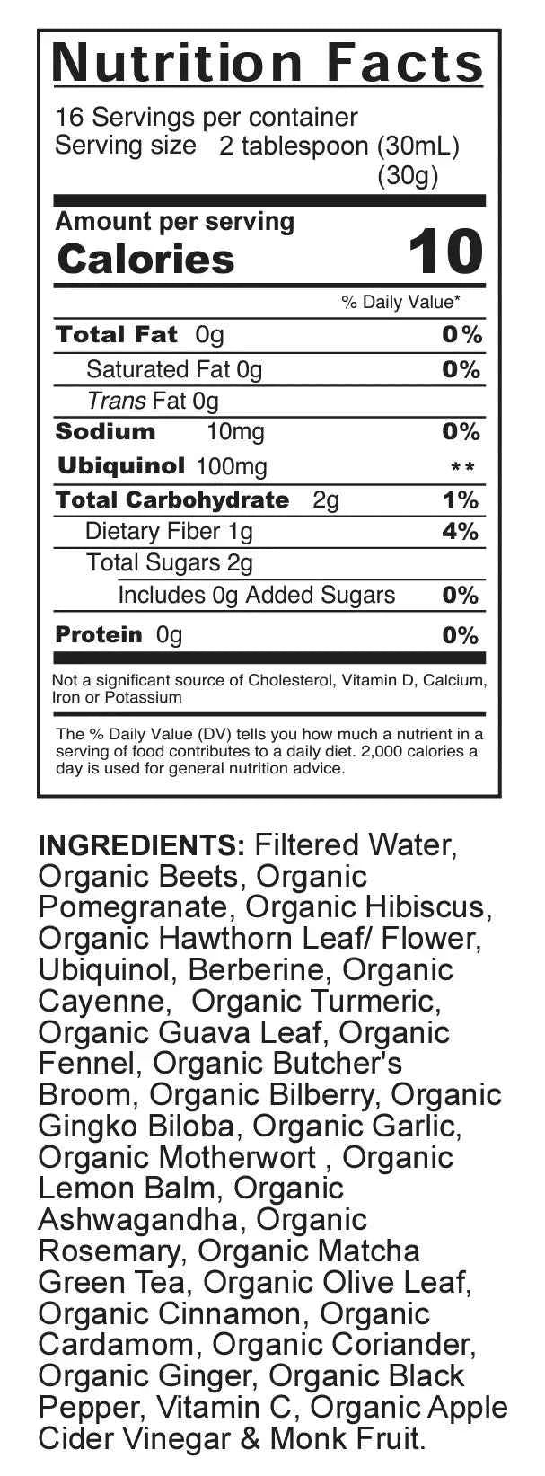 Organic Heart &amp; Circulation Formula