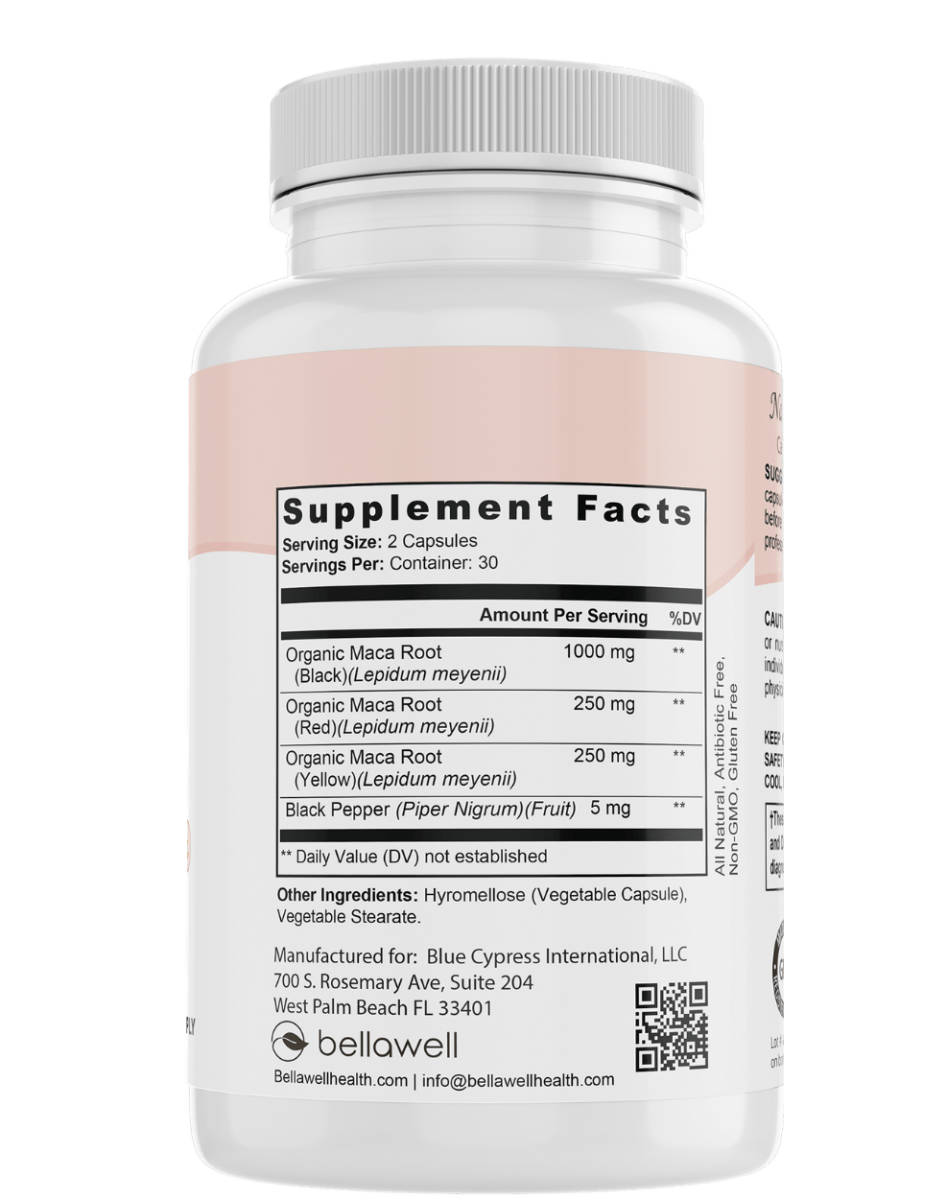 Organic Maca Root Complex by Bellawell