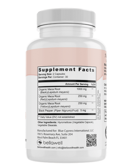 Organic Maca Root Complex by Bellawell