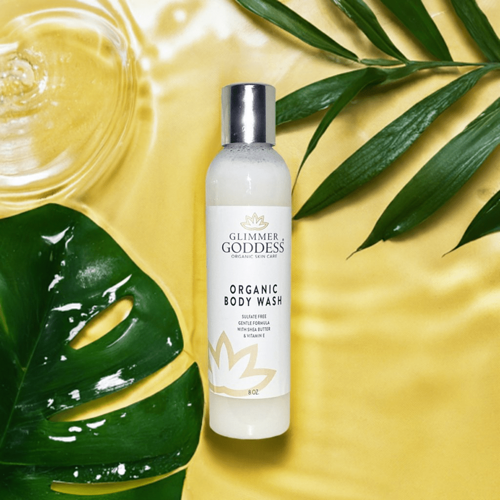 Organic Moisturizing Body Wash with Shea Butter & Coconut Oil by Glimmer Goddess