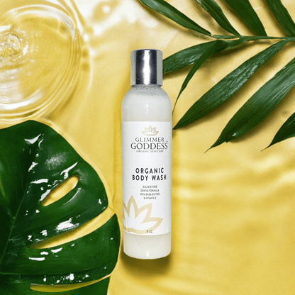 Organic Moisturizing Body Wash with Shea Butter & Coconut Oil by Glimmer Goddess