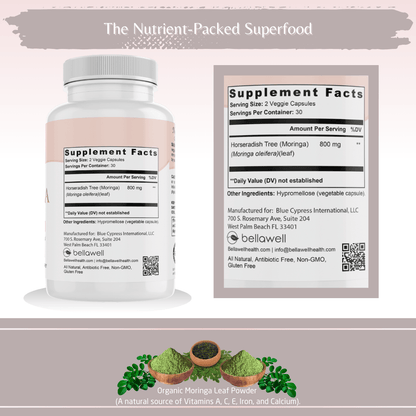 Organic Moringa Superfood by Bellawell