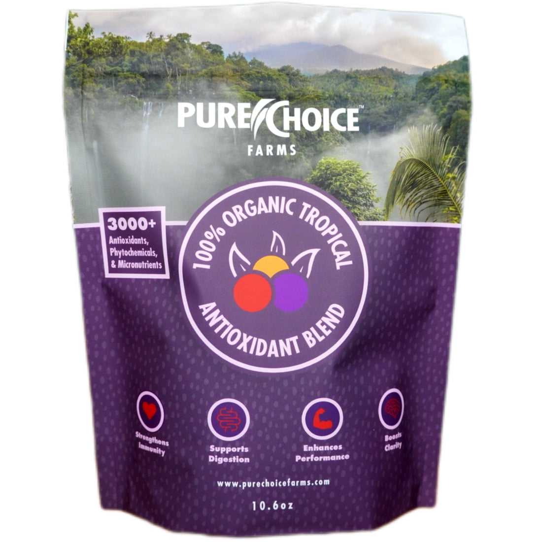 Organic Tropical Antioxidant Fruit Blend by Pure Choice Farms