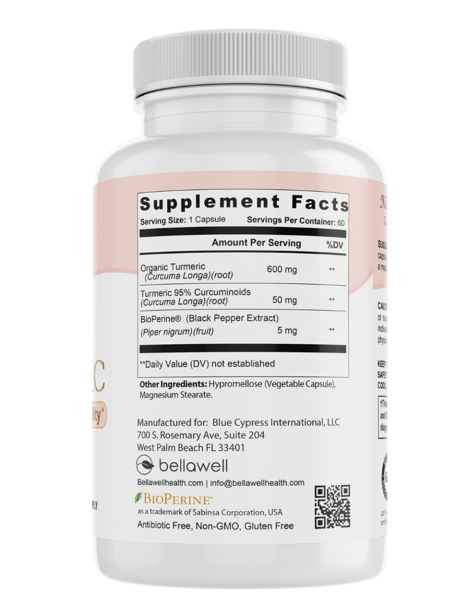 Organic Turmeric - Overall Vitality by Bellawell