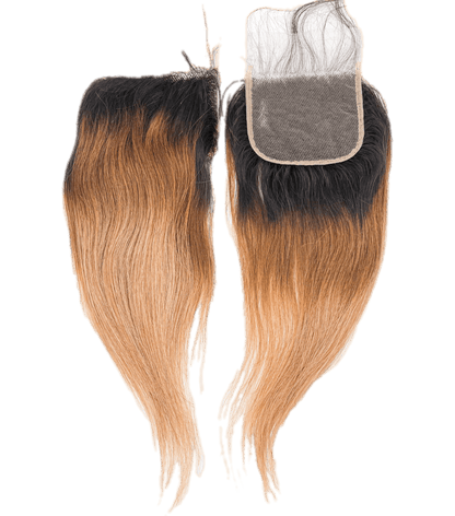 Rio Straight 4x4 Lace Closure, Honey, 12 in