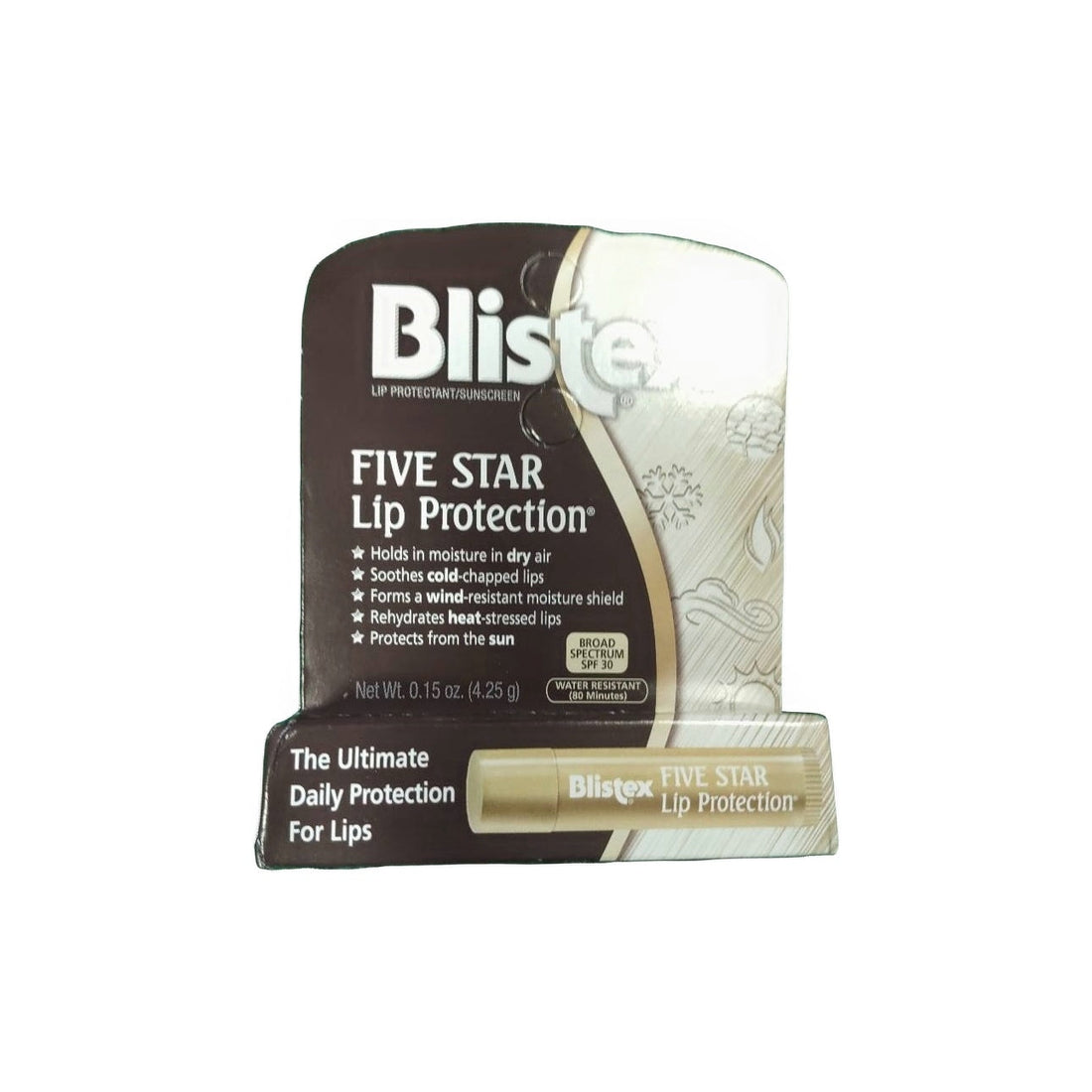 Blistex Five Star Lip Protection SPF 30 Lip Balm 0.15 oz  DestGlow