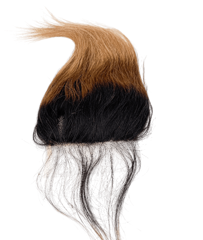 Rio Straight 4x4 Lace Closure, Gold, 16 in