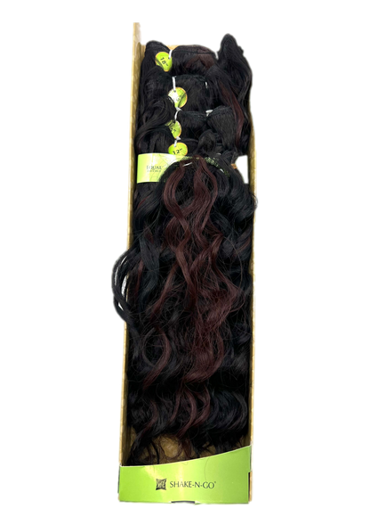 FreeTress Equal Appeal Curl Synthetic Weave, 4 Pcs with Closure, P1B/350