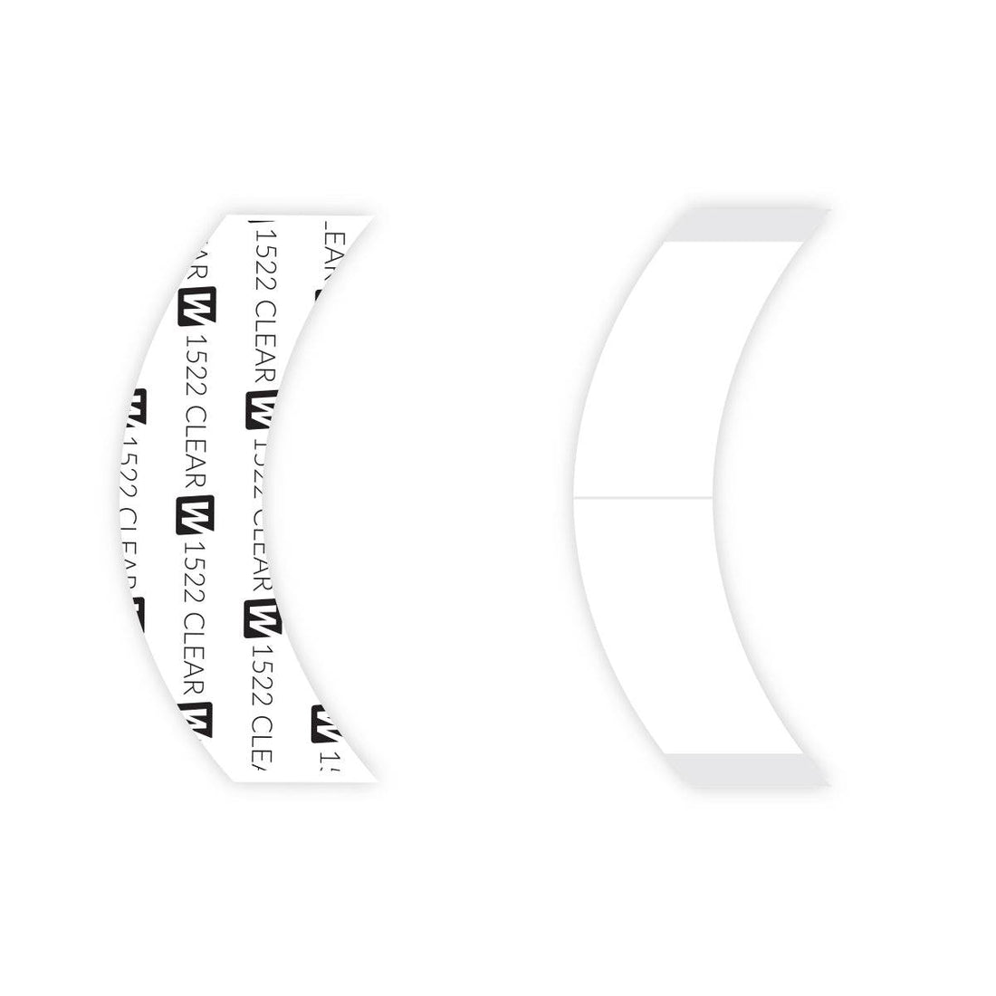 Walker Tape 1522 Clear CC Contour Strips, 36 pc  DestGlow