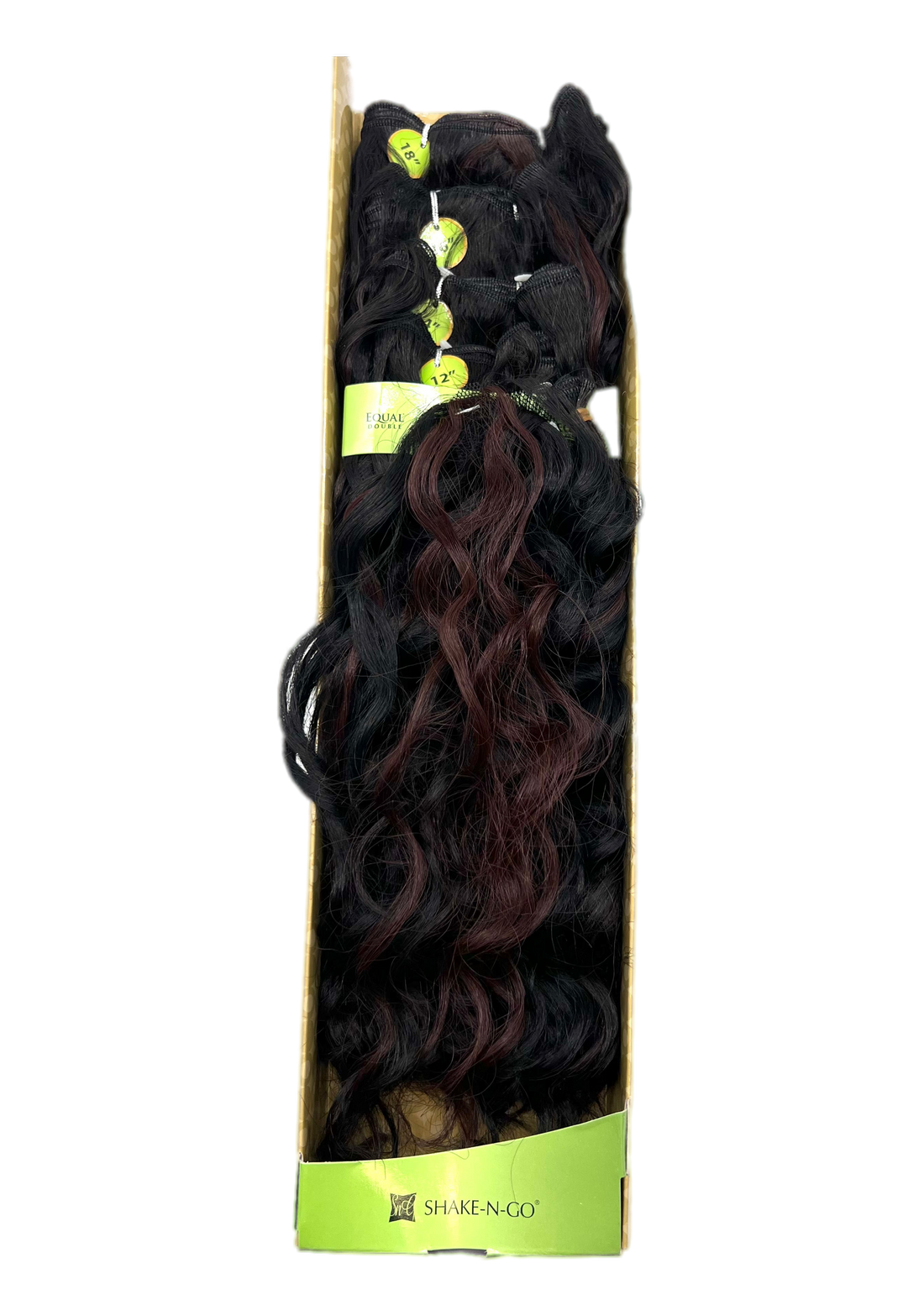 FreeTress Equal Appeal Curl Synthetic Weave, 4 Pcs with Closure, P1B/33  DestGlow