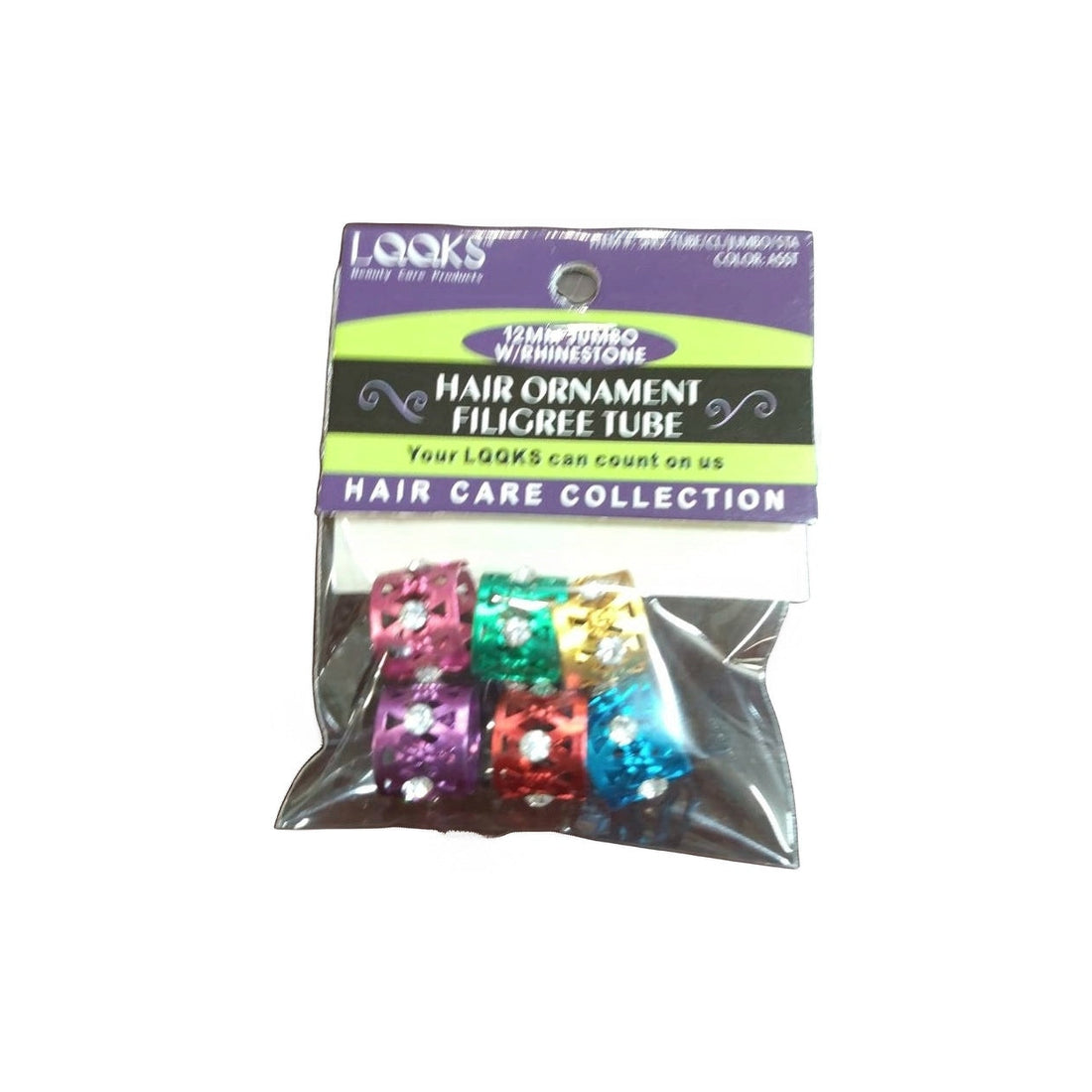 Looks Filigree Hair Cuff Tube — 12 mm Jumbo  DestGlow