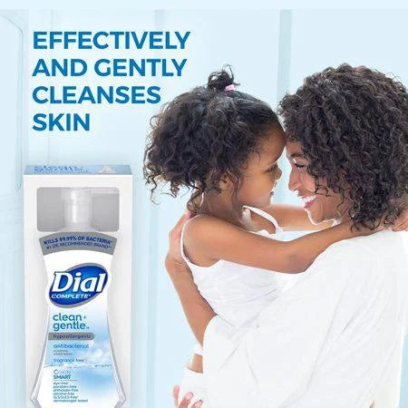 Dial Clean + Gentle Antibacterial Foaming Hand Wash Fragrance Free 7.5 fl oz  DestGlow