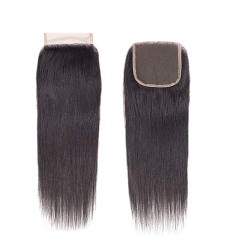 Rio Straight Closure 4x4 Natural Black, 20 in  DestGlow