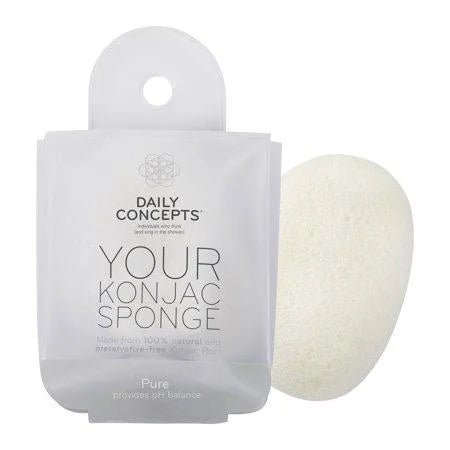 Daily Concepts Your Konjac Face Sponge (Pure)  DestGlow