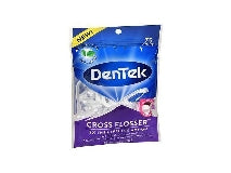 DenTek Cross Flosser Plaque Control Floss Picks, Mouthwash Blast, 75 Count  DestGlow