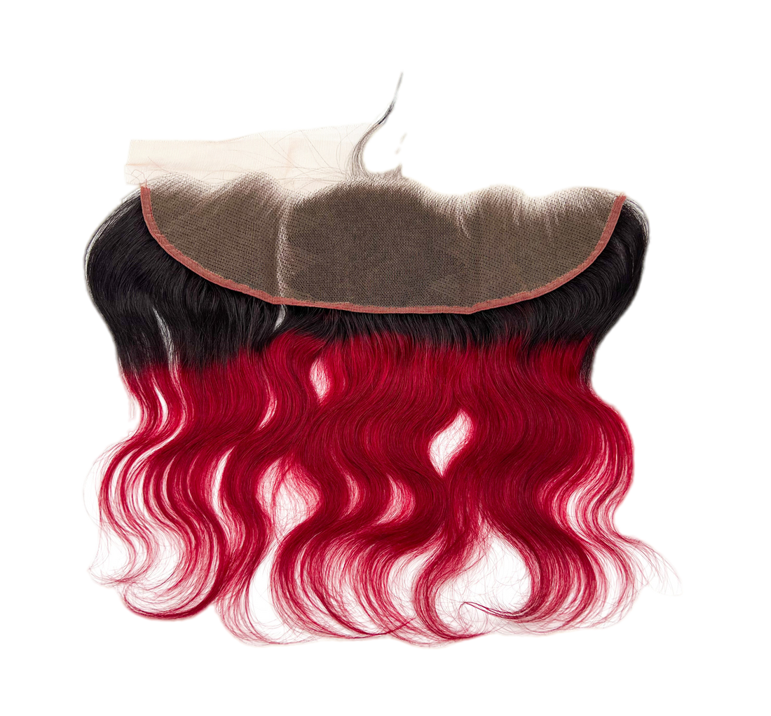 Rio Body Wave Frontal Ear to Ear 13x4 Wine, 12 in  DestGlow