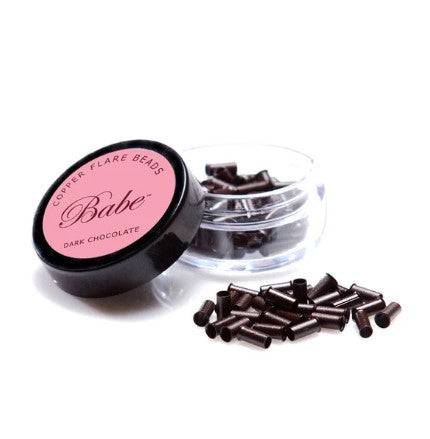 Babe Flare Beads 3.5 mm, 100 Beads per Container, Dark Chocolate  DestGlow