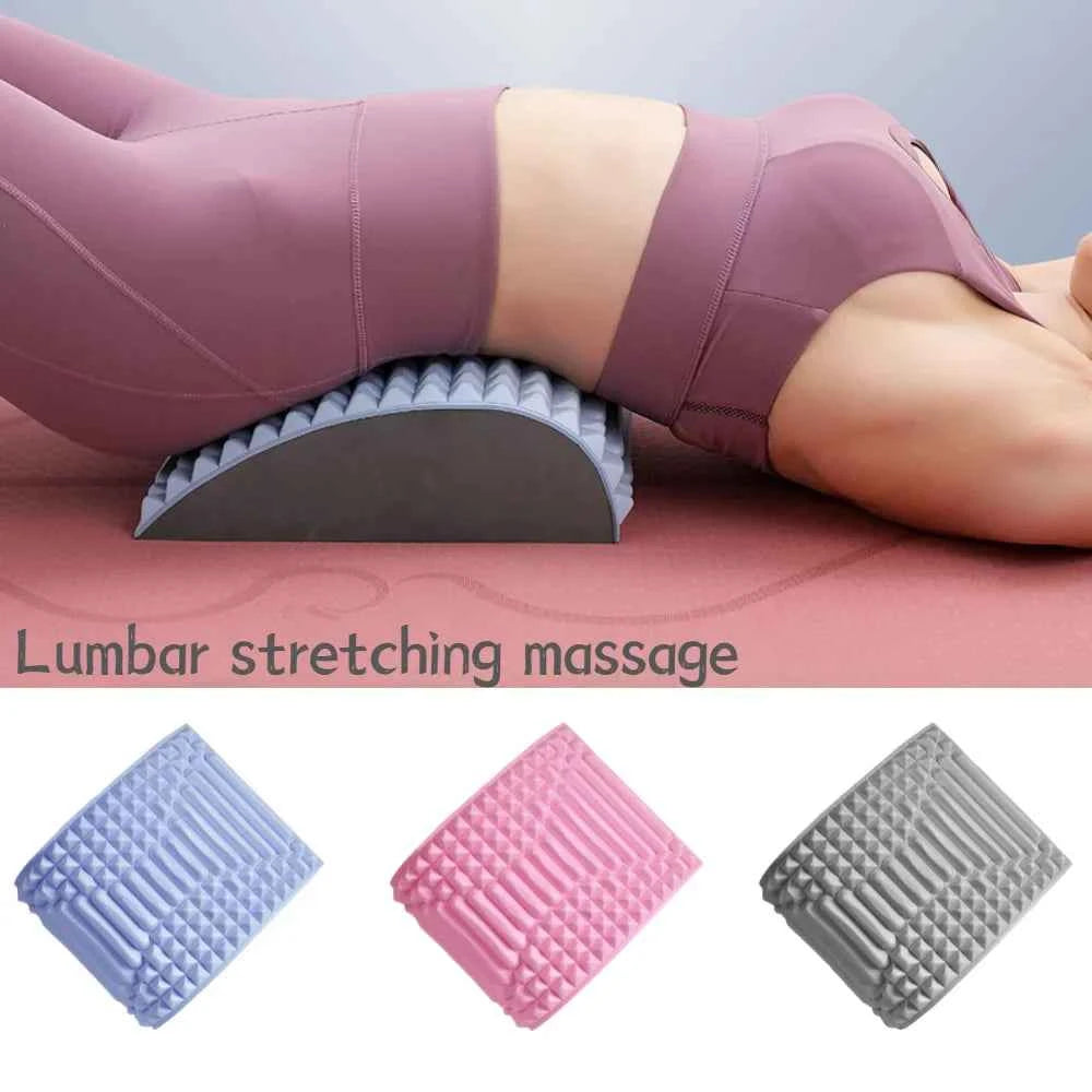SpineRelax™ Orthopedic Back Stretcher Pillow – Lumbar Support &amp; Pain Relief Cushion