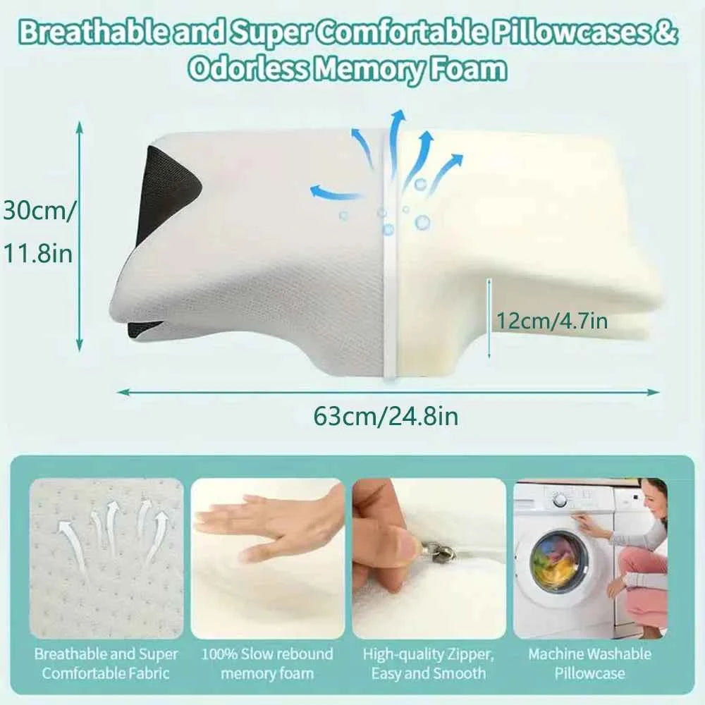 Orthopedic Cervical Memory Foam Pillow for Neck Support