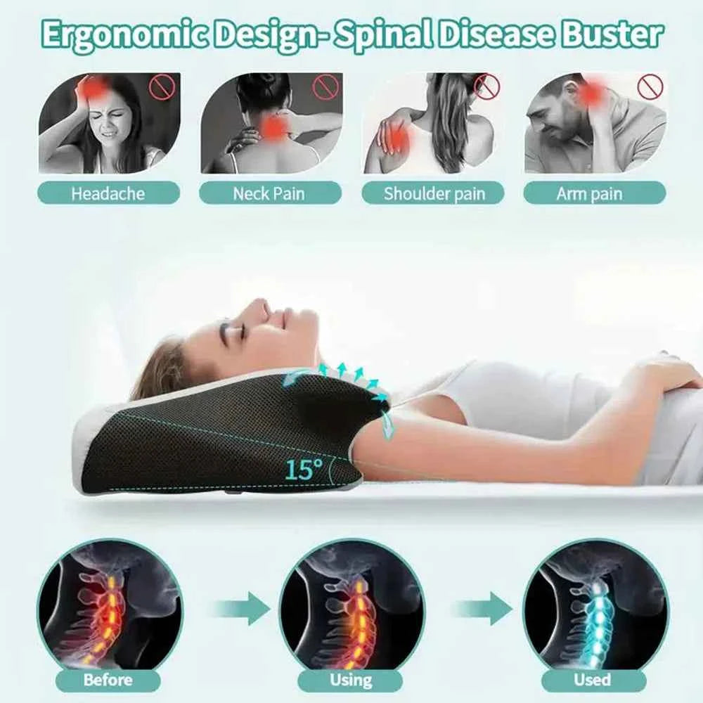 Orthopedic Cervical Memory Foam Pillow for Neck Support
