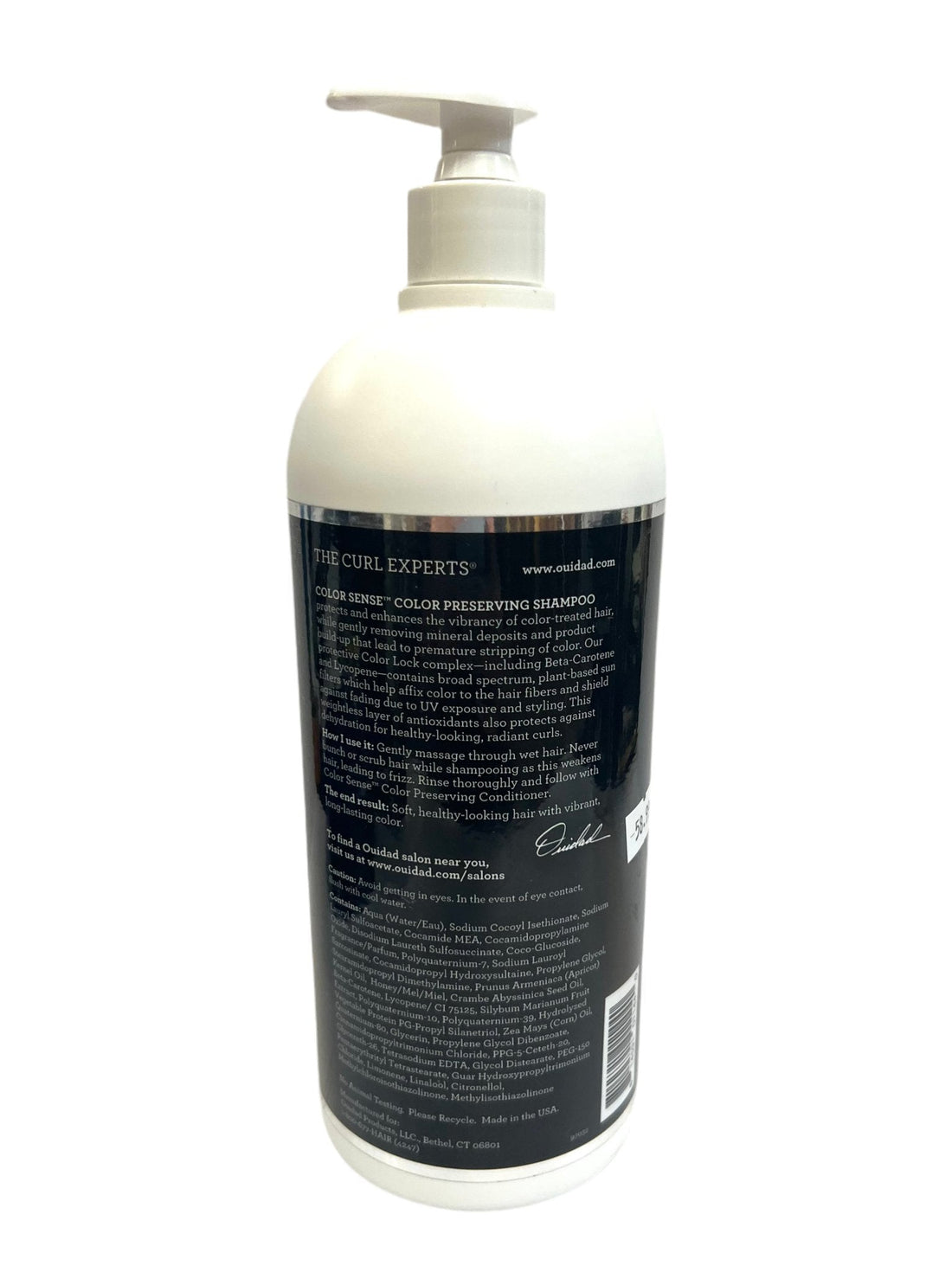 Ouidad Color Sense Color Preserving Shampoo, 33.8 oz 