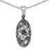 0.22 Carat Genuine Green Diamond .925 Sterling Silver Pendant by Bids.com