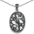 0.28 Carat Genuine Blue Diamond .925 Sterling Silver Pandent by Avera Group